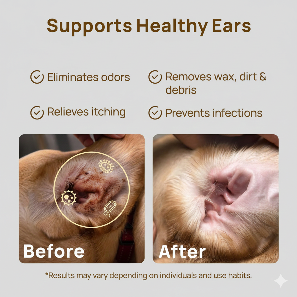 Hypoallergenic Pet Ear Wipes